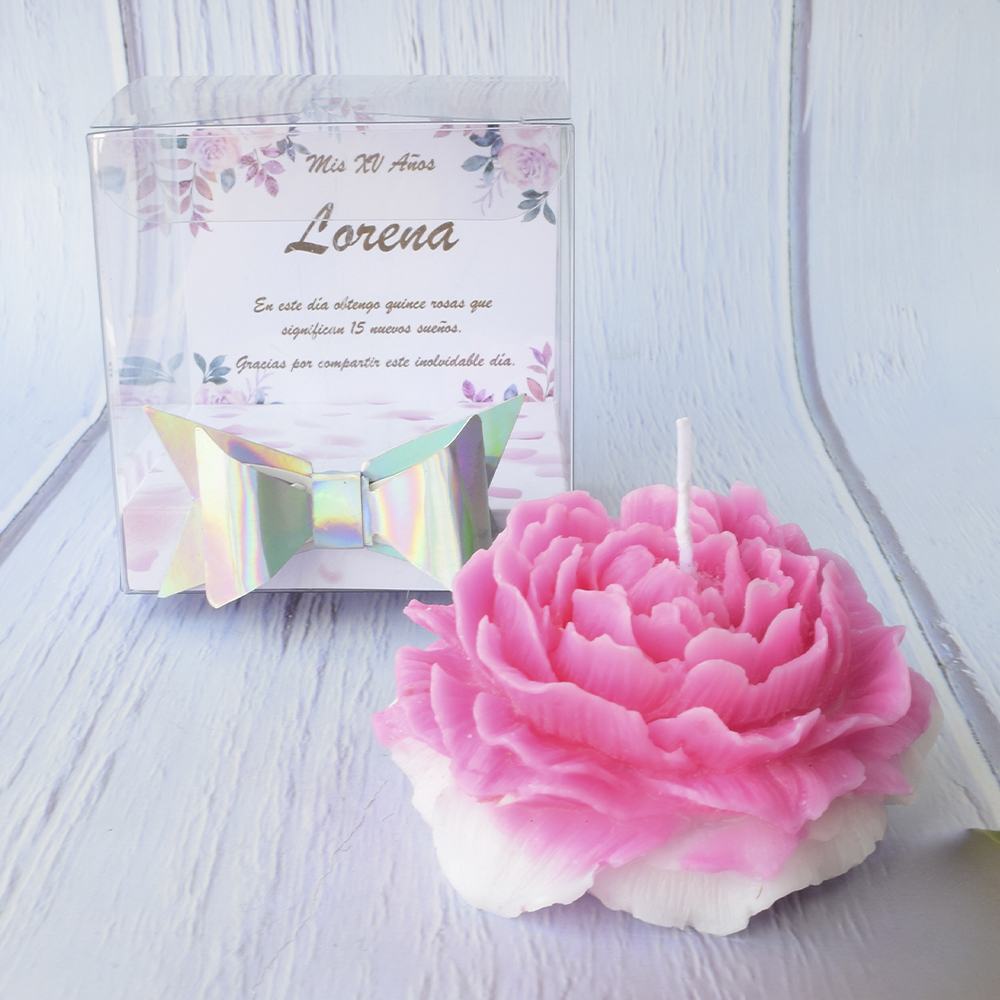 vela de rosa para quince años vela de rosa para quince años