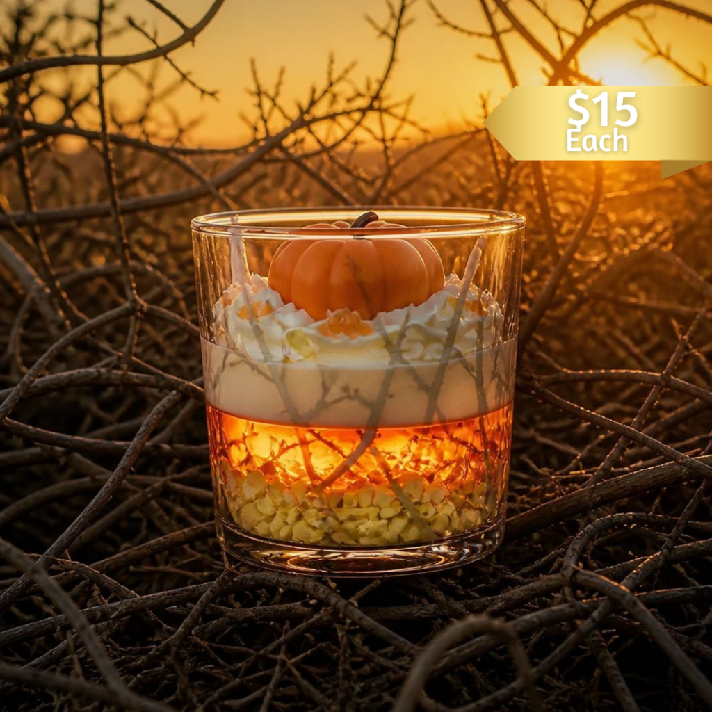 vaso con calabaza